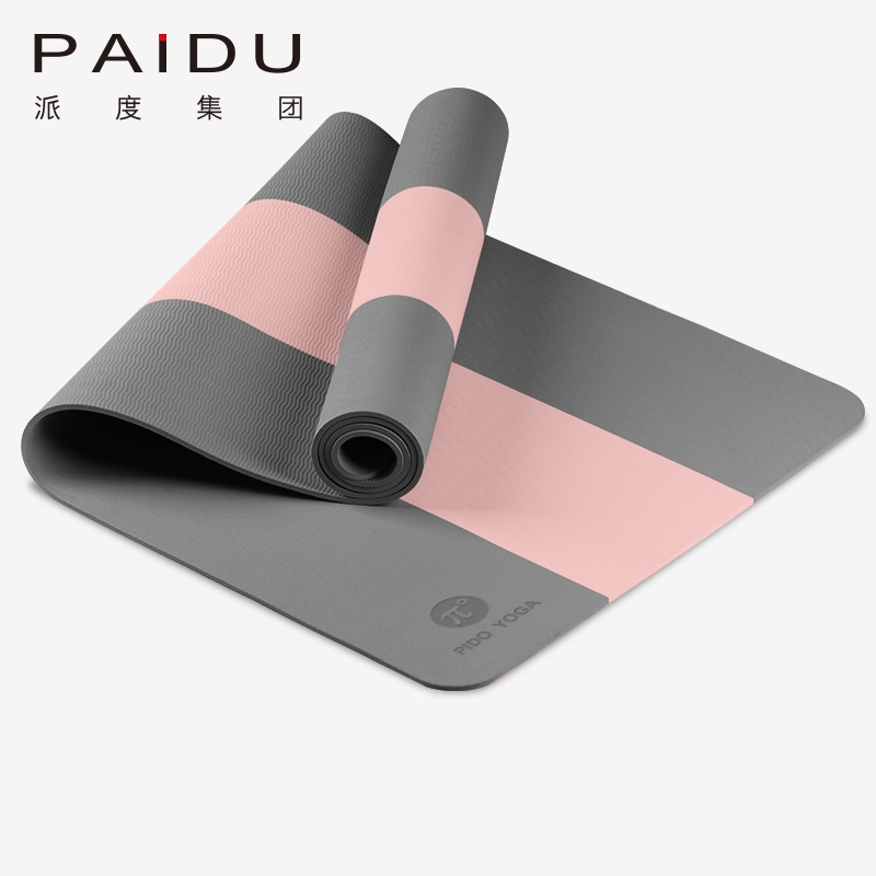 Paidu Manufacturer 183*61cm Customized Wholesale Tpe Color Matching Yoga Mat Manufacturer | Paidu