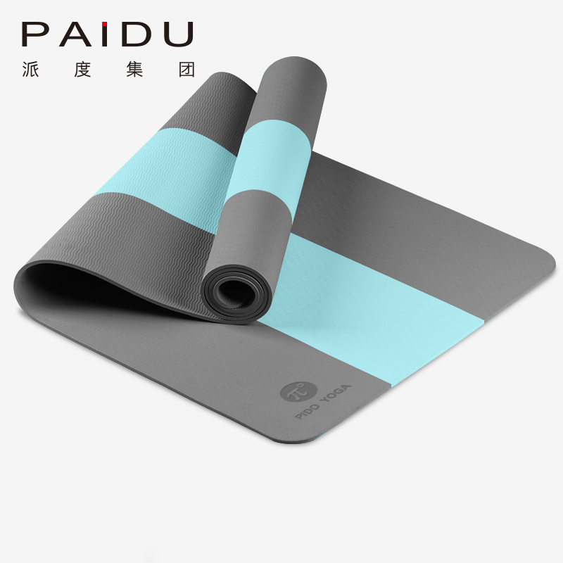 Paidu Manufacturer 183*61cm Customized Wholesale Tpe Color Matching Yoga Mat Manufacturer | Paidu