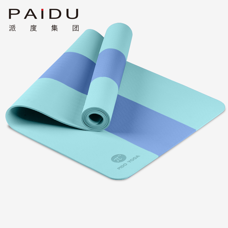 Paidu Manufacturer 183*61cm Customized Wholesale Tpe Color Matching Yoga Mat Manufacturer | Paidu
