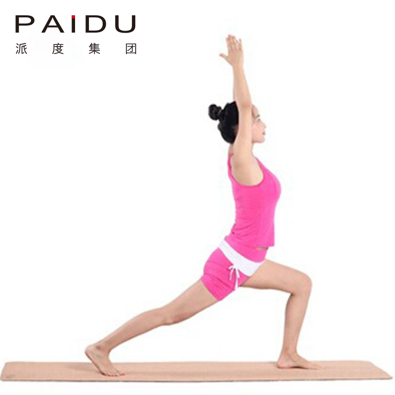 Paidu Manufacturer Cheap Quality 5Mm Wholesale Cork Rubber Yoga Mat Manufacturer