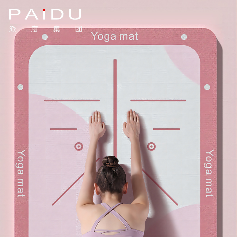 Paidu Manufacturer 183*80Cm Soft Anti-Slip Suede Tpe Printing Yoga Mat