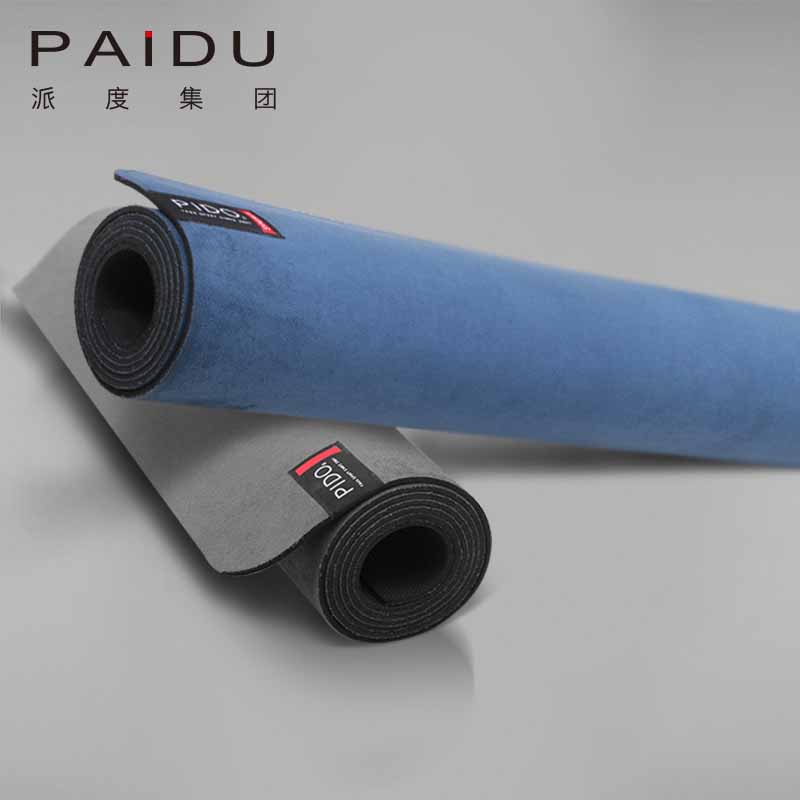 Suede Rubber Yoga Mat High Quality Wholesale Paidu Manufacturer