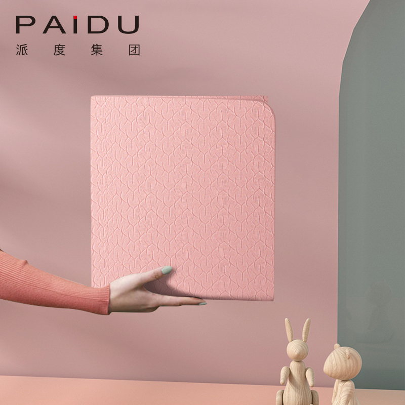 Paidu Manufacturer Foldable Quality Oem&Odm Pink Tpe Folding Yoga Mat Manufacturer | Paidu