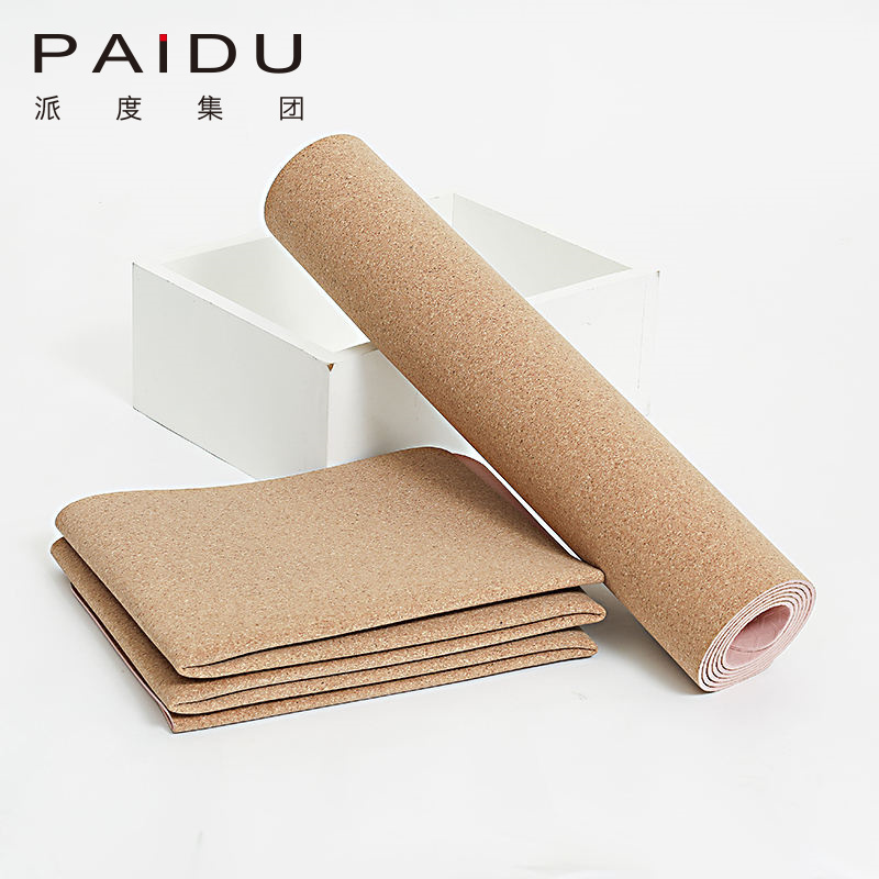 Paidu Manufacturer Quality Wholesale Oem&Odm Cork Tpe Folding Yoga Mat Manufacturer