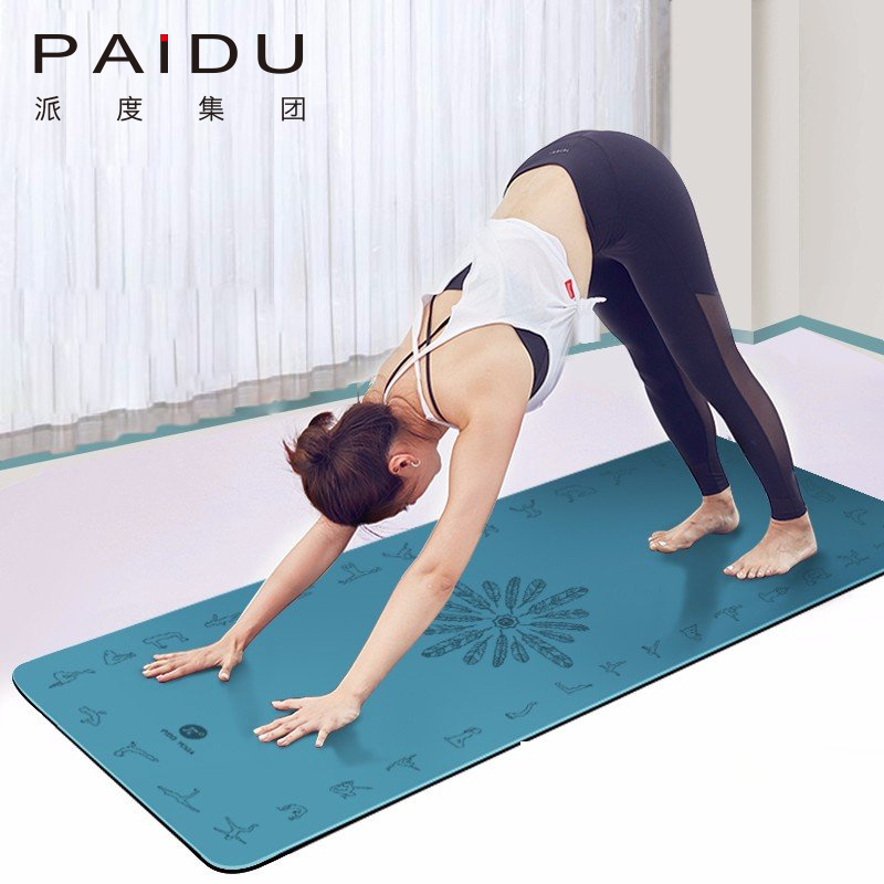 Paidu Manufacturer Customized Cheap Pu Rubber Yoga Mat Supplier