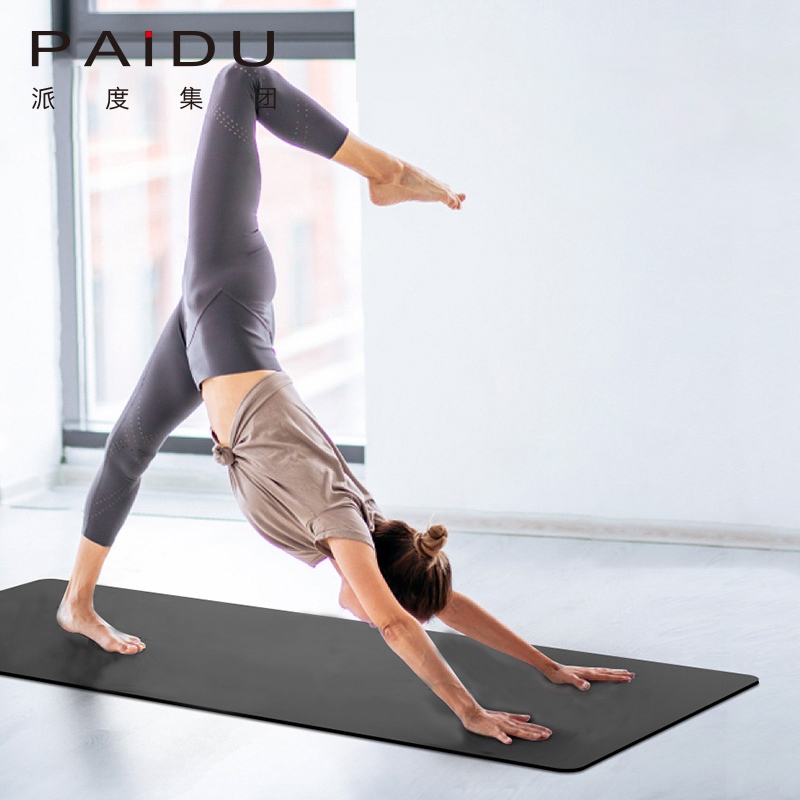 Paidu Manufacturer 183*68Cm Wholesale Pu Rubber Yoga Mat For Yoga