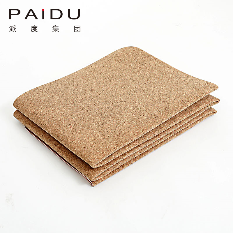 Paidu Manufacturer Quality Wholesale Oem&Odm Cork Tpe Folding Yoga Mat Manufacturer