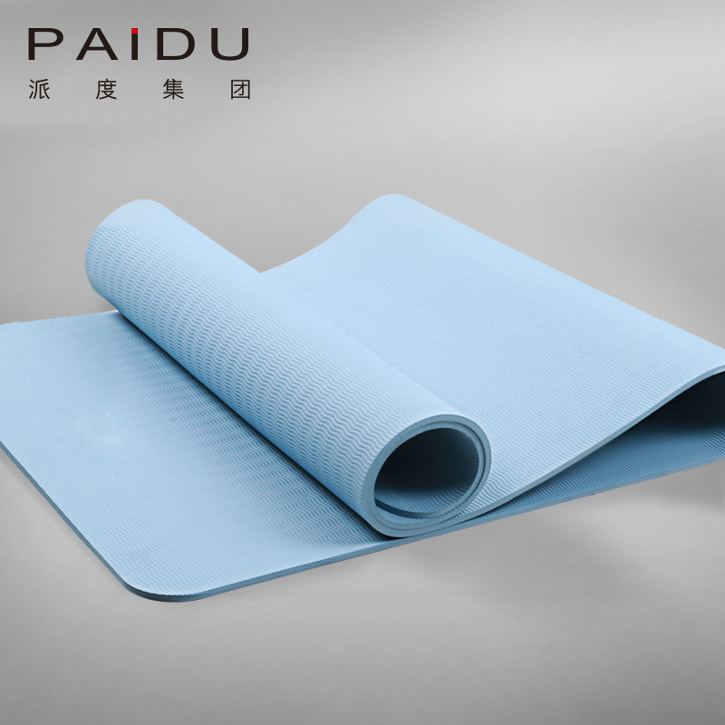 Paidu Manufacturer Quality Thick Non-Slip Tpe Single Color Yoga Mat Supplier&Manufacturer