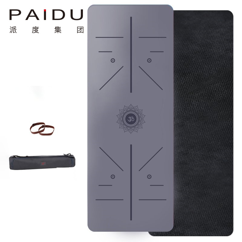 Paidu Manufacturer Customized Cheap Pu Rubber Yoga Mat Supplier