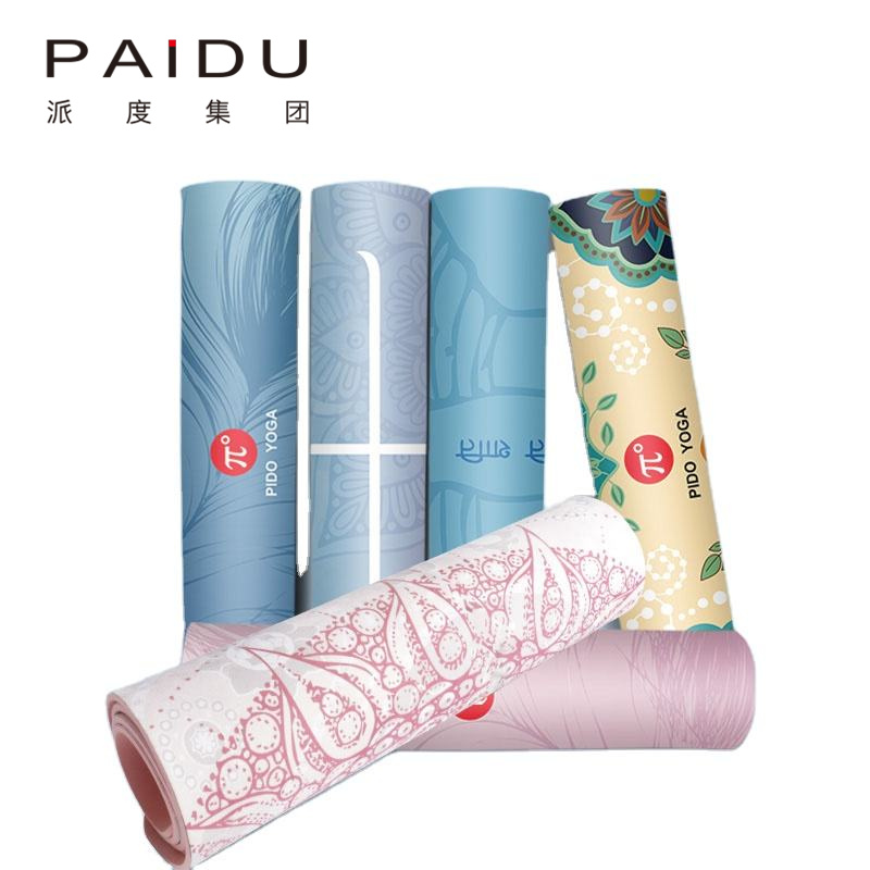 Paidu Manufacturer High Quality Oem&Odm Suede Tpe Printing Yoga Mat Manufacturer