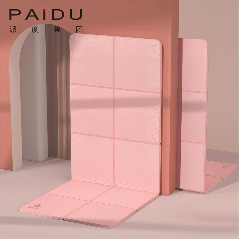 Paidu Manufacturer Foldable Quality Oem&Odm Pink Tpe Folding Yoga Mat Manufacturer | Paidu