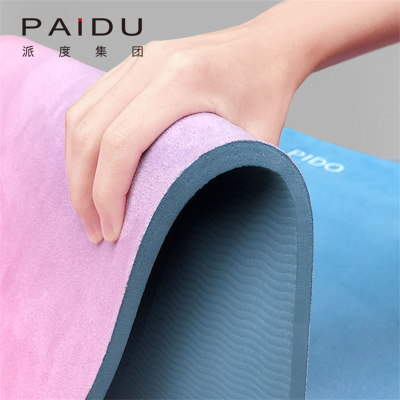 Paidu Manufacturer High Quality Oem&Odm Suede Tpe Printing Yoga Mat Manufacturer