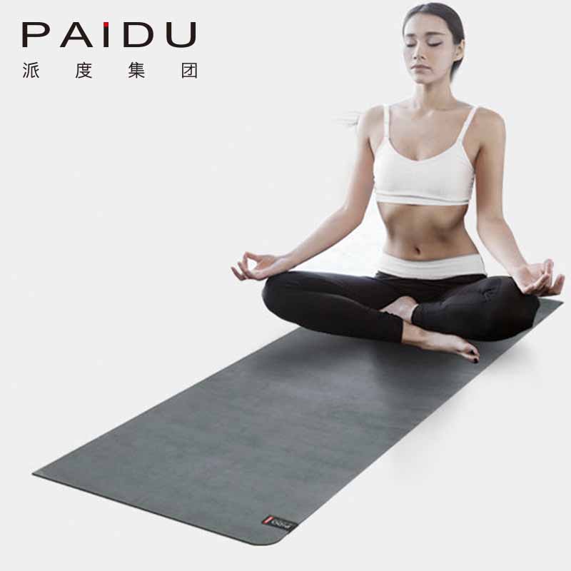 Suede Rubber Yoga Mat High Quality Wholesale Paidu Manufacturer