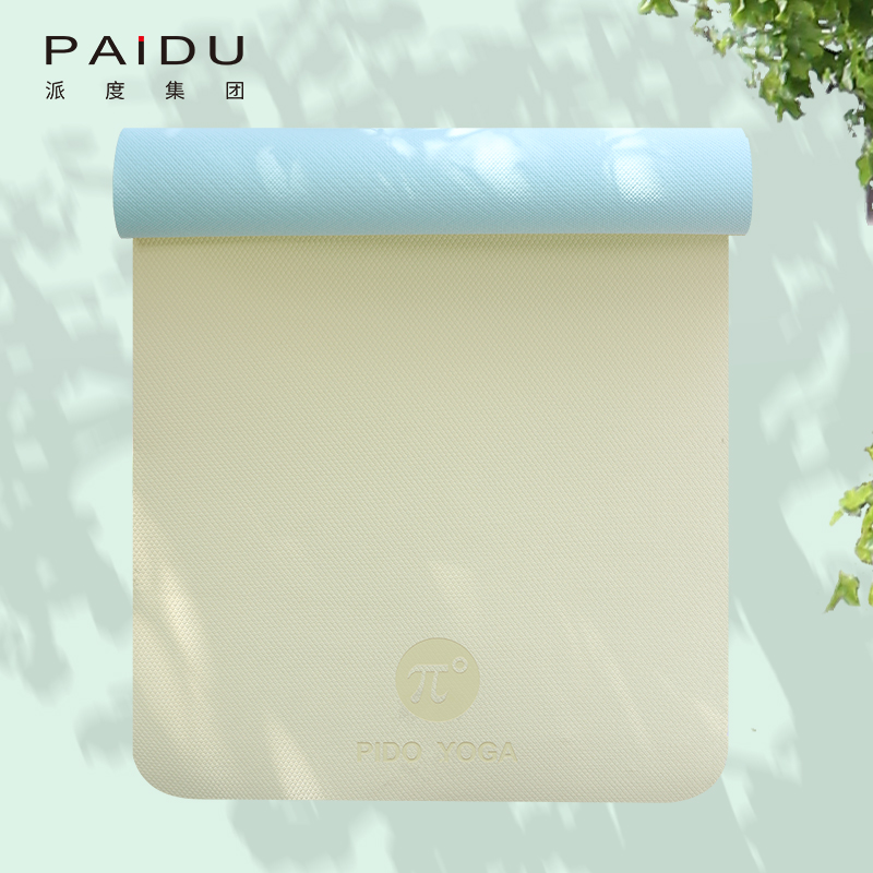 Customized Quality High Elastic Tpe Double Color 6Mm Yoga Mat Manufacturers - Paidu Supplier