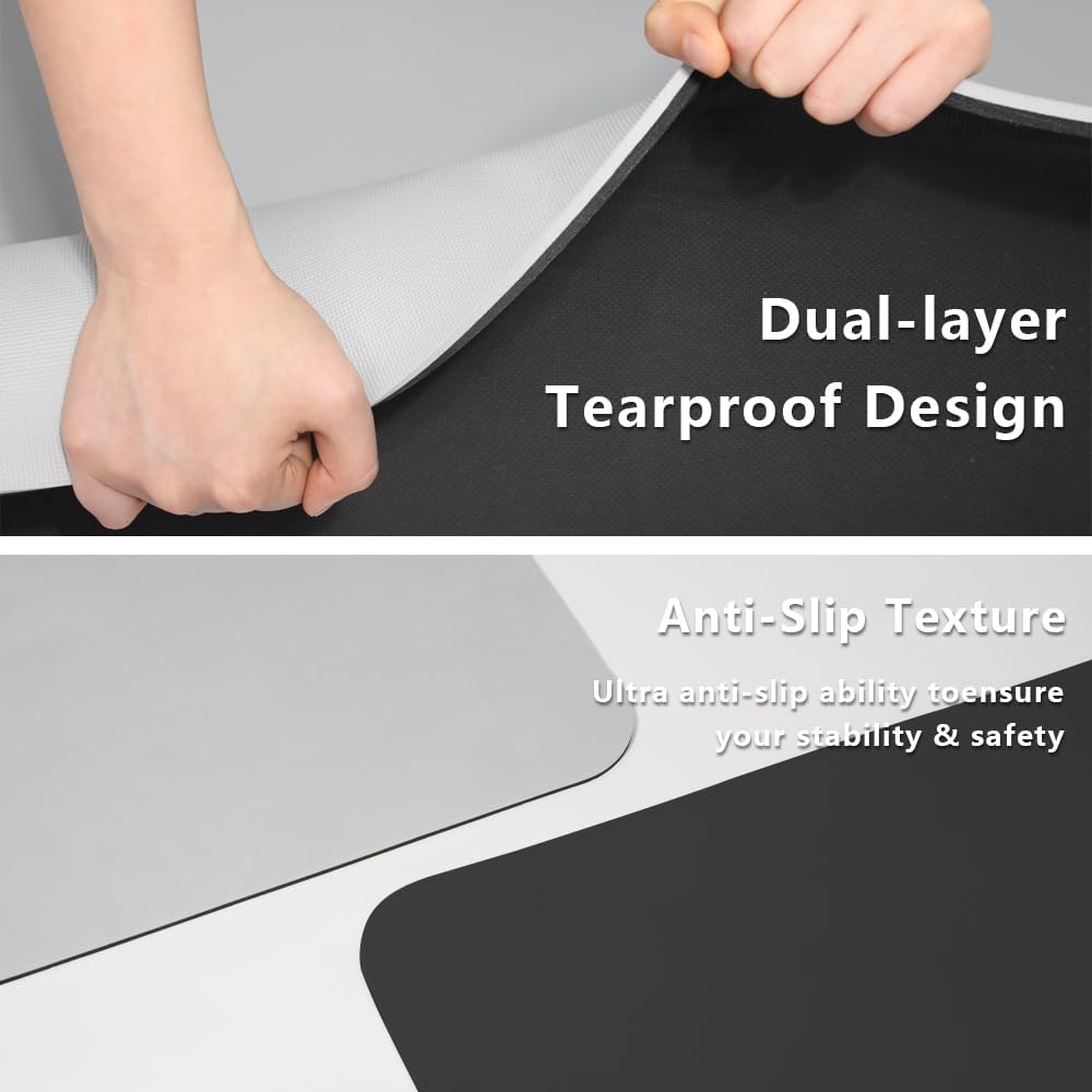 Large Yoga Mat - 80CM Wide Yoga Matt Non-Slip Thick 1/3 Inch Eco-Friendly Exercise Mat with Carrying Strap for Women Yoga, Pilates, Home Workouts (72x32