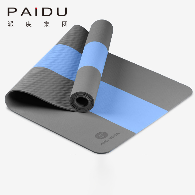 Paidu Manufacturer 183*61cm Customized Wholesale Tpe Color Matching Yoga Mat Manufacturer | Paidu