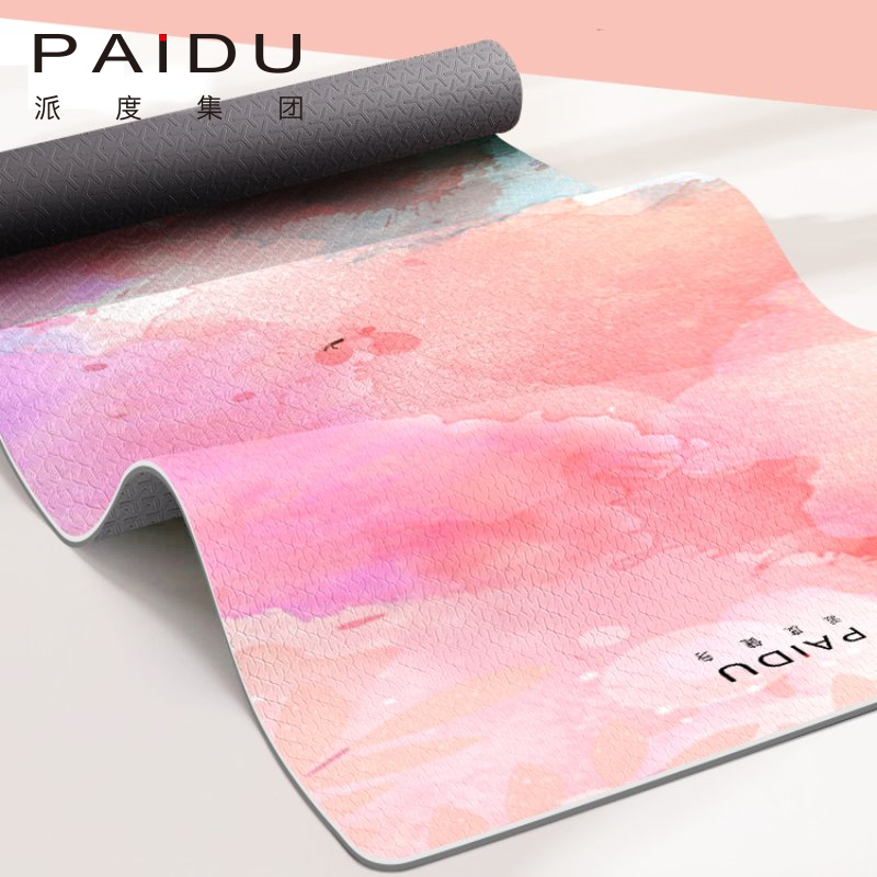 Paidu Manufacturer High Quality 6mm Wholesale Tpe Printing Yoga Mat For Exercise Manufacturer | Paidu