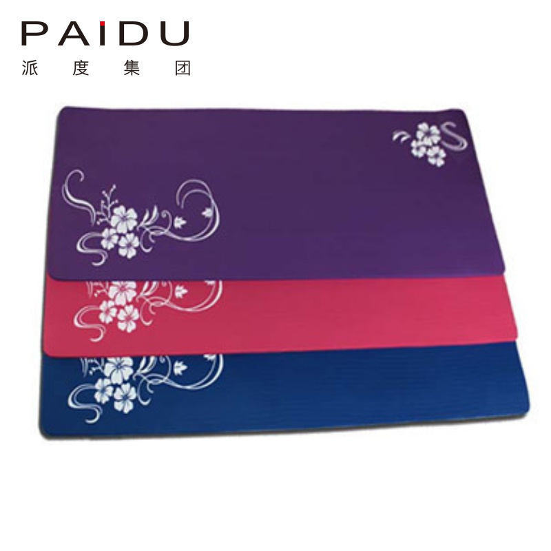 Paidu Manufacturer Quality High Density Customized Full Color Nbr Printing Yoga Mat Manufacturer