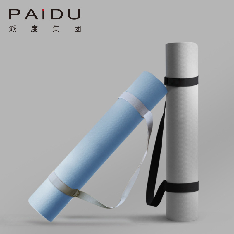 Paidu Manufacturer Quality Good Price Tpe Single Color Yoga Mat Manufacturer