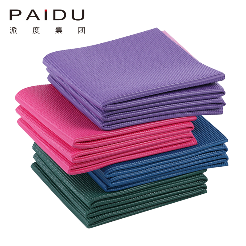 Paidu Manufacturer 183*61Cm Quality Pvc Folding Yoga Mat Supplier&Manufacturer