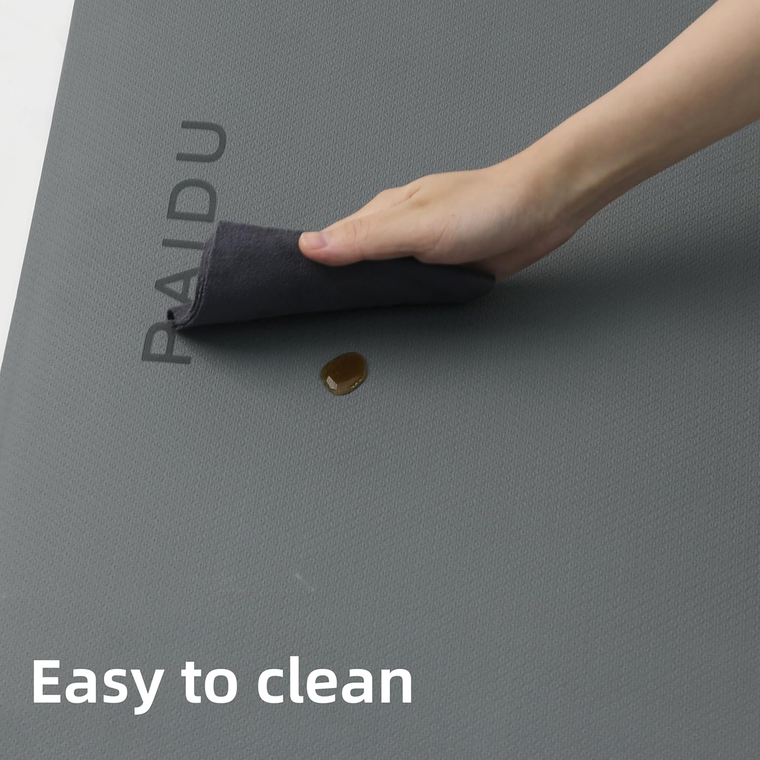 PIDO Yoga Mat Non Slip Yoga Mats for Women Men Kids Grey+Black - Paidu Supplier