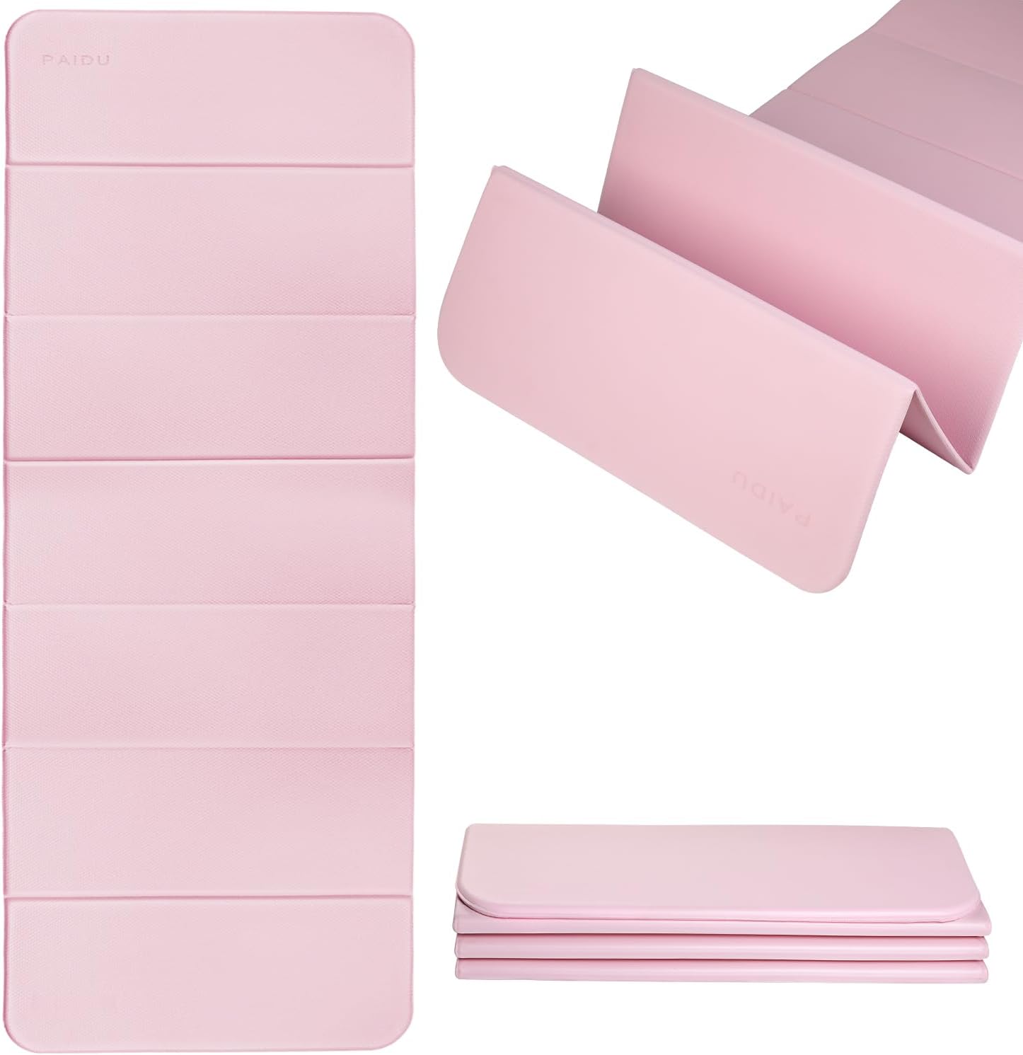 PIDO Foldable Yoga mat -10mm thick, POE material, portable multi
