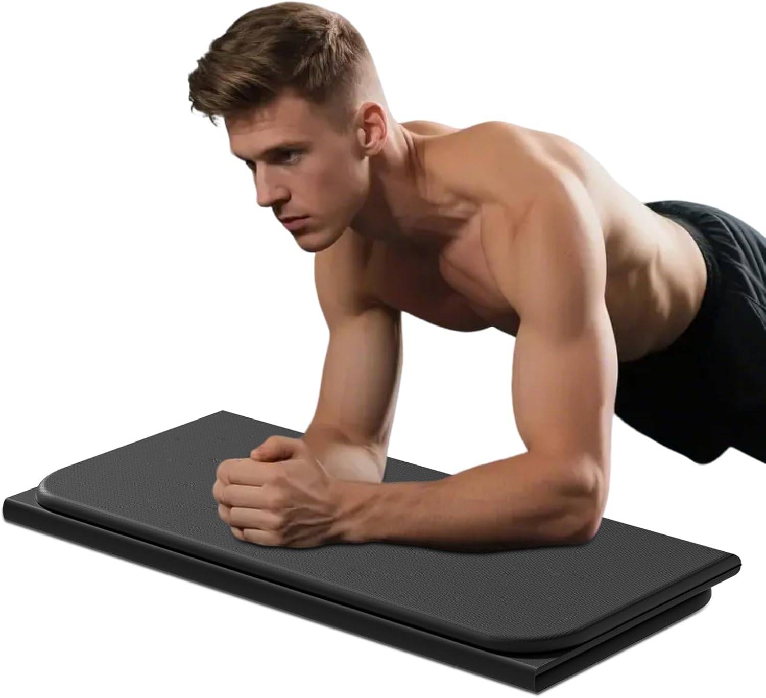 Folding Yoga Mat for Men, 1.0