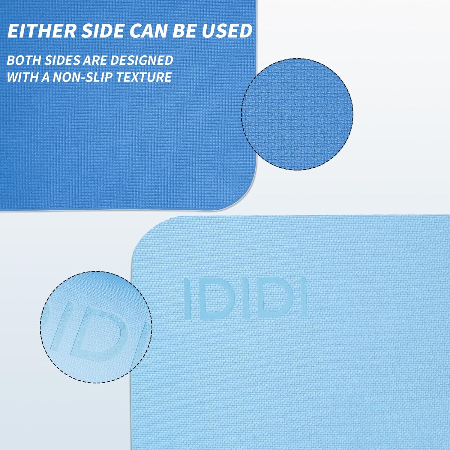 Yoga Mat with Strap,Non-Skid Workout Mat,8mm Thick Yoga Mat,POE Yoga Mats for Women Men Kids,Exercise Mat with Easy-Cinch,72