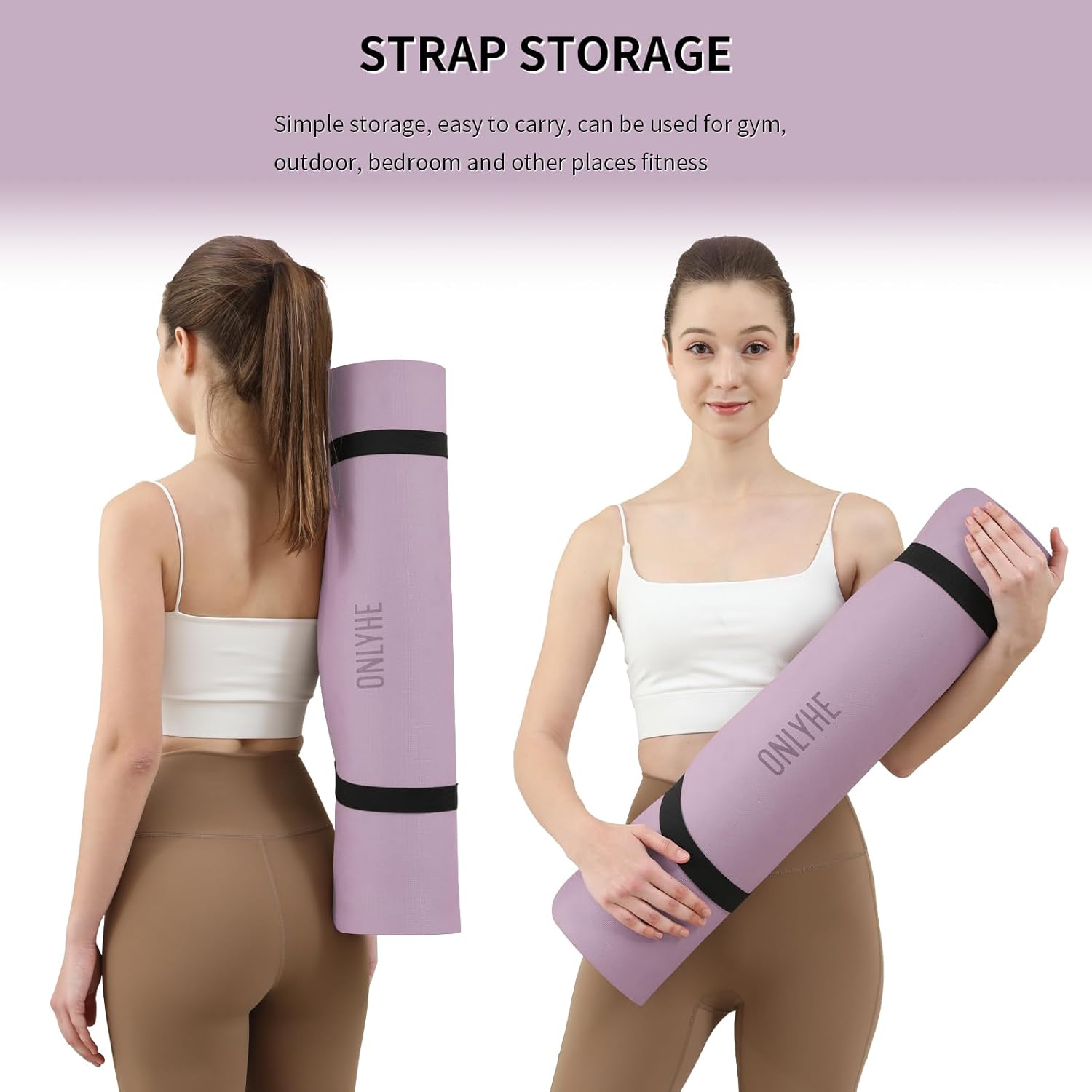 Extra Wide yoga mat 70cm Non Slip POE Exercise Mat